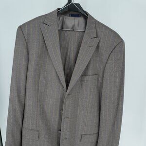 Men's wool suit ,Paul Fredrick, All season 48L 38 W 36 inseam